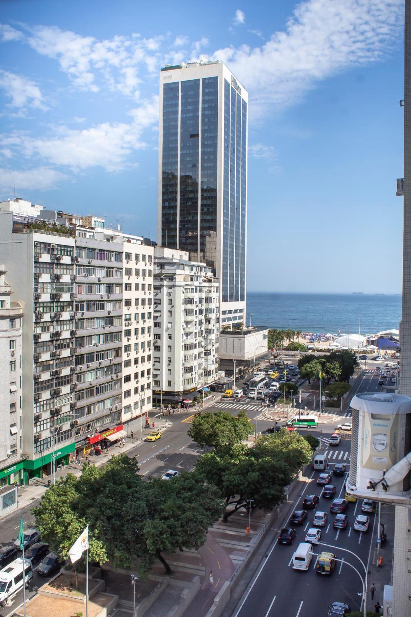 Apartamento Completo Na Praia De Copacabana 02 Quartos Com Vista Lateral Mar Em Andar Alto, Ar, Wifi , Netflix, Pauloangerami Rmvc18 Rio de Janeiro Buitenkant foto